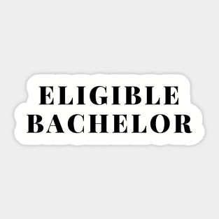 Eligible Bachelor Sticker